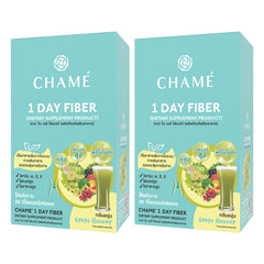 CHAMÉ 1 Day Fiber Grape | 2 Packs — 2 separate retail units shown on white background