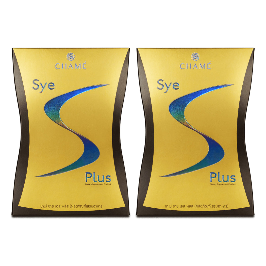 CHAMÉ Sye S Plus — 1 box of 10 Sachets | 2 Packs — 2 separate retail units shown on white background