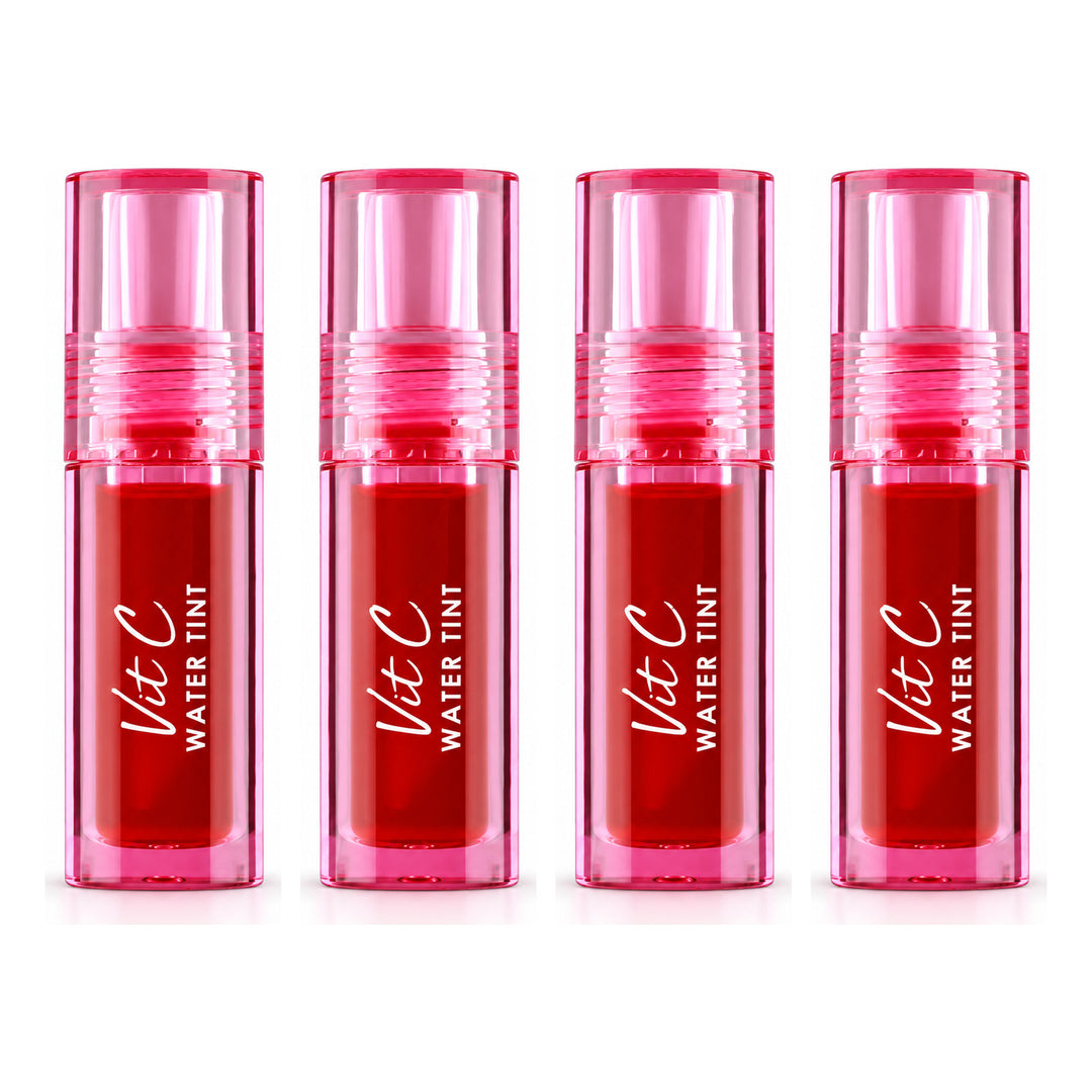 Cathy Doll Vit C Water Tint 2.7g | 4 Packs — 4 separate retail units shown on white background