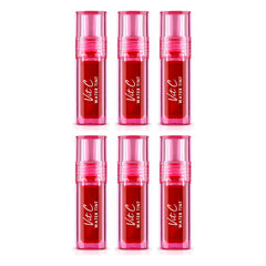 Cathy Doll Vit C Water Tint 2.7g | 6 Packs — 6 separate retail units shown on white background