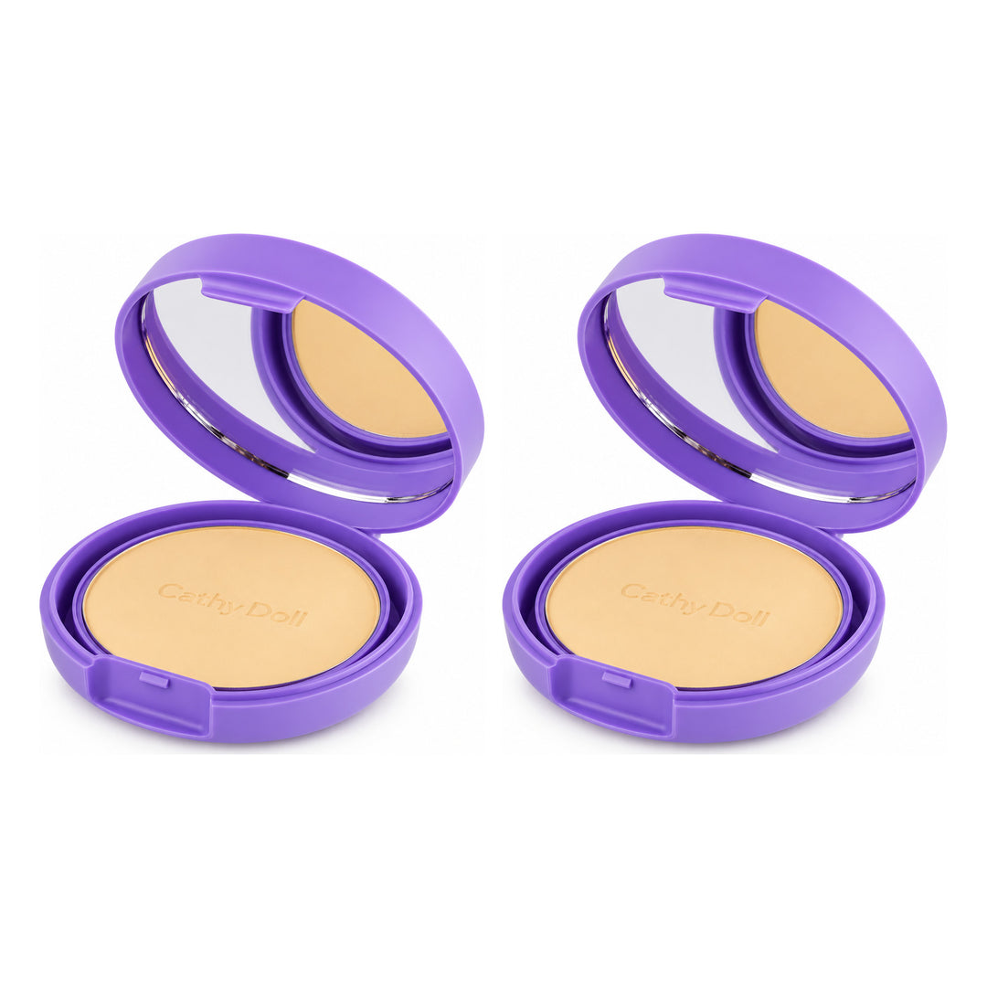 Cathy Doll CC Speed Cover Powder SPF40 PA+++ 12g | 2 Packs — 2 separate retail units shown on white background