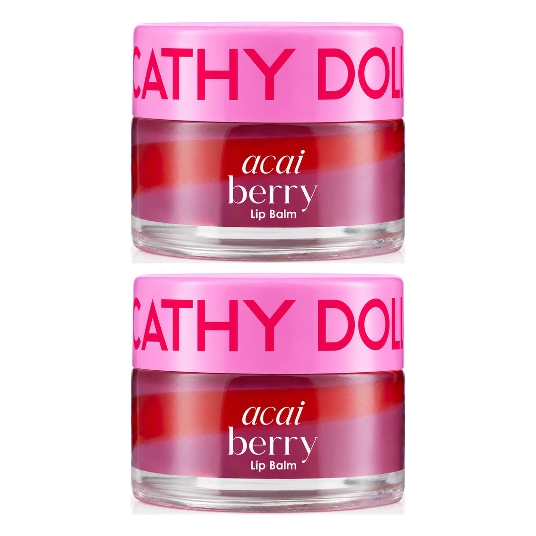 Cathy Doll Acai Berry Lip Balm 12g | 2 Packs — 2 separate retail units shown on white background