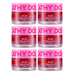 Cathy Doll Acai Berry Lip Balm 12g | 6 Packs — 6 separate retail units shown on white background