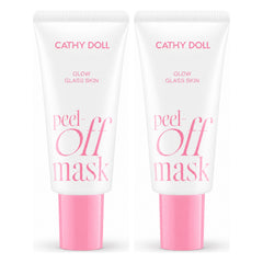 Cathy Doll Glow Glass Skin Peel-Off Mask 50ml | 2 Packs — 2 separate retail units shown on white background