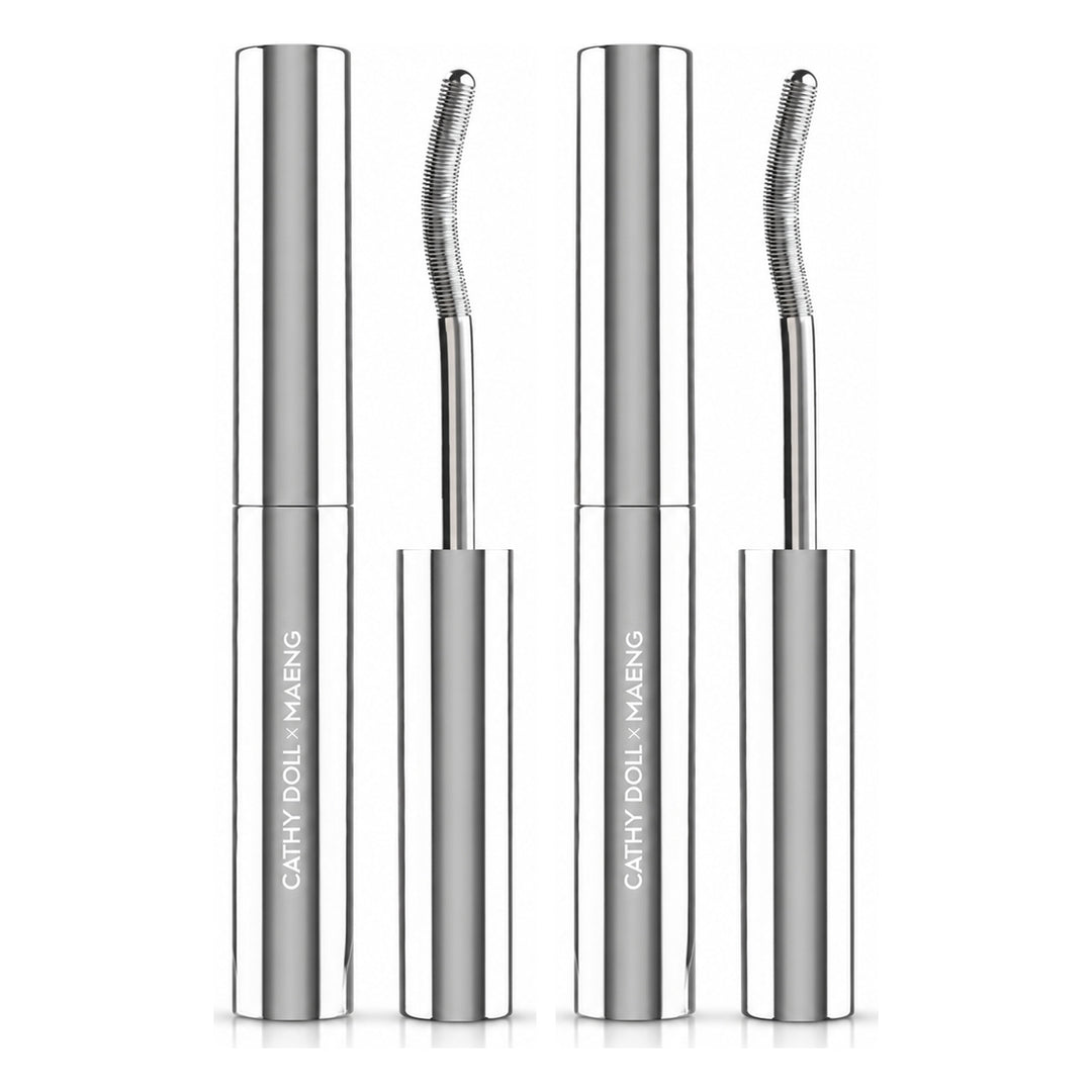 Cathy Doll x Maeng Curvy Metal Mascara 5g | 2 Packs — 2 separate retail units shown on white background
