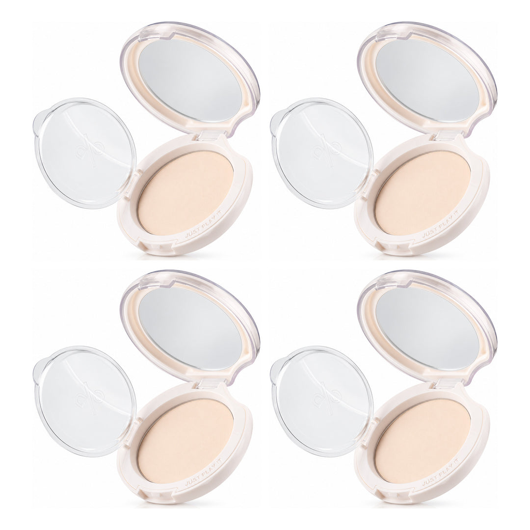 Cathy Doll Cerapact Pure Powder SPF50+ PA++++ 12g | 4 Packs — 4 separate retail units shown on white background