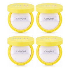 Cathy Doll Matte Translucent Loose Setting Powder 10g | 4 Packs — 4 separate retail units shown on white background