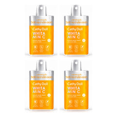 Cathy Doll Whitamin C Serum Mask Sheet 20g | 4 Packs — 4 separate retail units shown on white background
