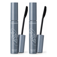CEZANNE Glow Coat Mascara | 2 Packs — 2 separate retail units shown on white background