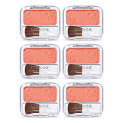 CEZANNE Natural Cheek N | 6 Packs — 6 separate retail units shown on white background