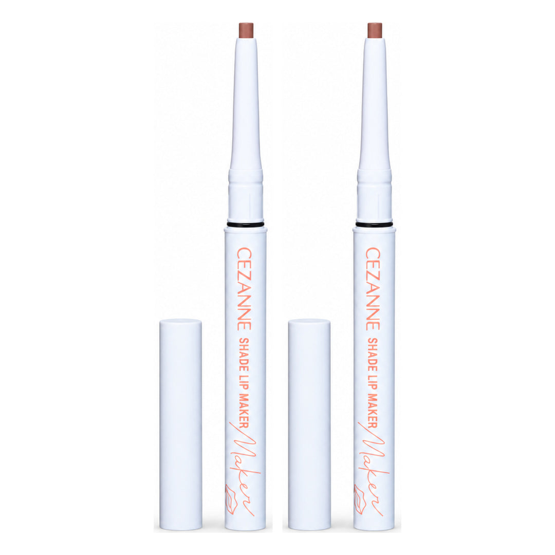 CEZANNE Shade Lip Maker | 2 Packs — 2 separate retail units shown on white background