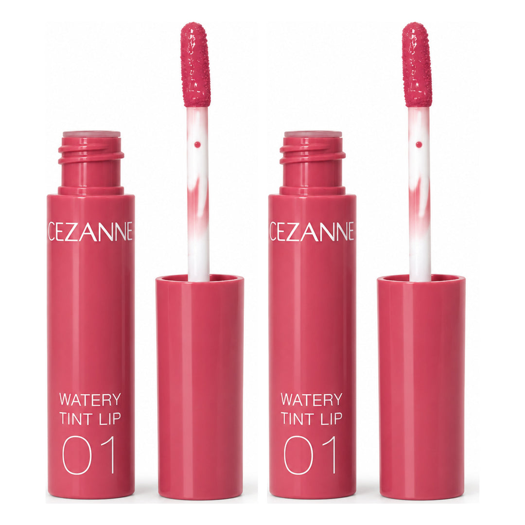 CEZANNE Watery Tint Lip | 2 Packs — 2 separate retail units shown on white background