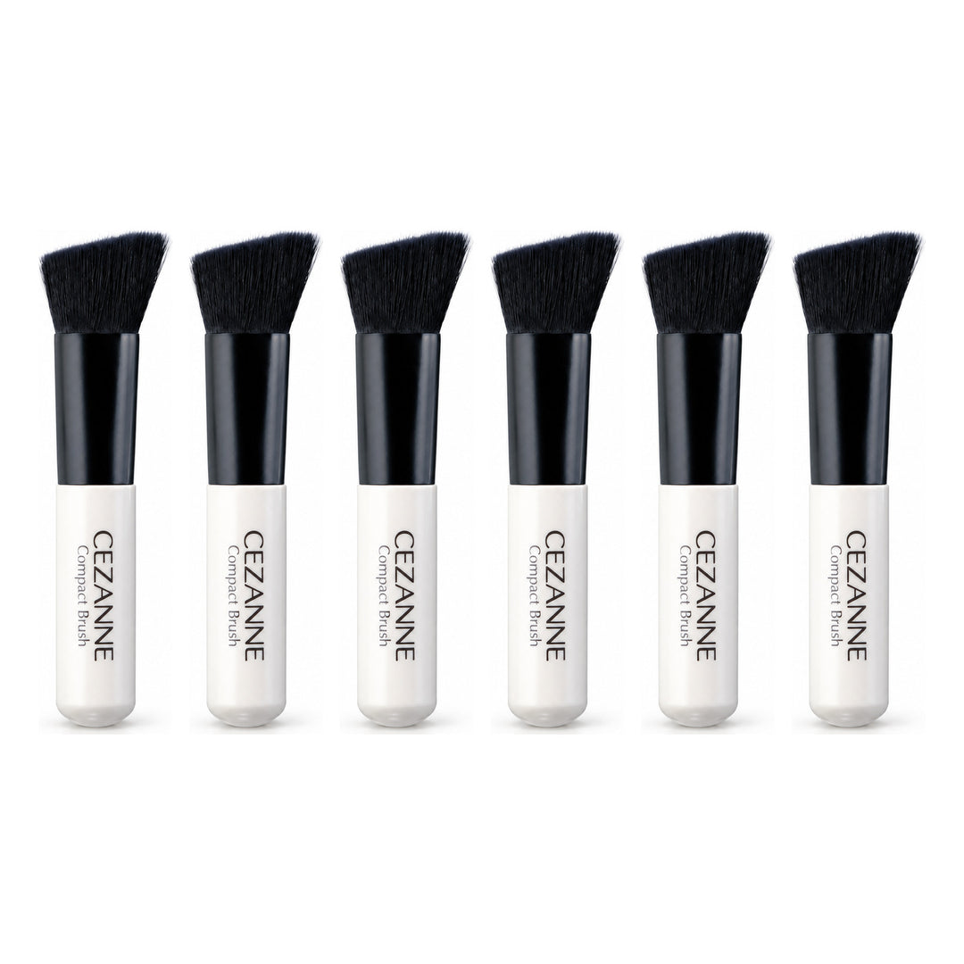 CEZANNE Compact Brush | 6 Packs — 6 separate retail units shown on white background