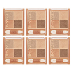 CEZANNE Beige Tone Eye Shadow | 6 Packs — 6 separate retail units shown on white background