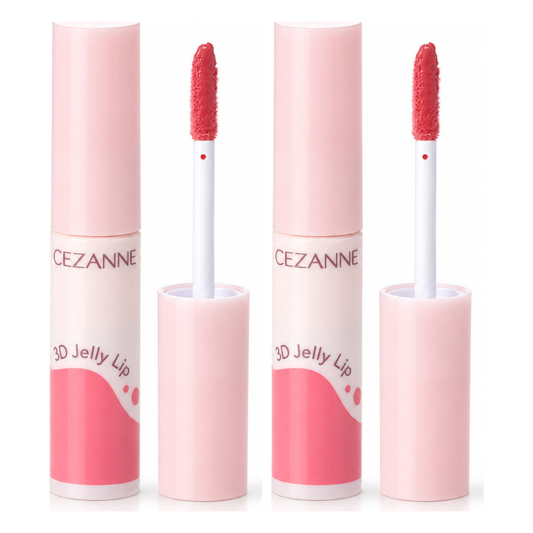 CEZANNE 3D Jelly Lip | 2 Packs — 2 separate retail units shown on white background