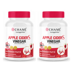 CHAMÉ Longgivitar Apple Cider Vinegar S — 30 Capsules | 2 Packs — 2 separate retail units shown on white background