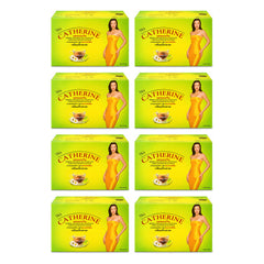 Catherine Chrysanthemum Herbal Infusion – 32 Tea Bags | 8 Packs — 8 separate retail units shown on white background