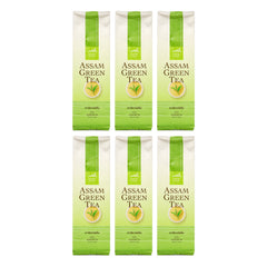 Choui Fong Assam Green Tea Leaves 100 g | 6 Packs — 6 separate retail units shown on white background