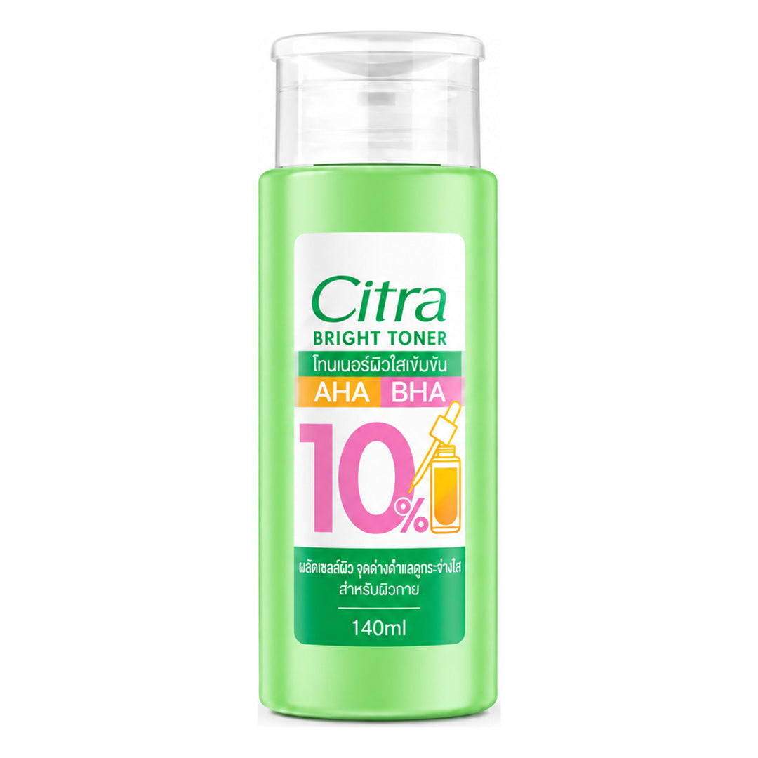 Citra Bright Toner AHA BHA 10% 140 ml — 1 retail unit shown