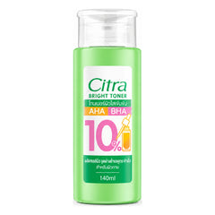 Citra Bright Toner AHA BHA 10% 140 ml — 1 retail unit shown