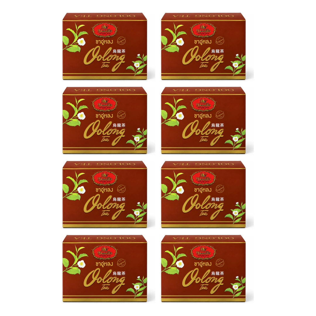 ChaTraMue Oolong Tea – 5 Sachets per Box | 8 Packs — 8 separate retail units shown on white background
