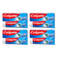 Colgate Salt Xtra Fresh Toothpaste 150 g | 4 Packs — 4 separate retail units shown on white background