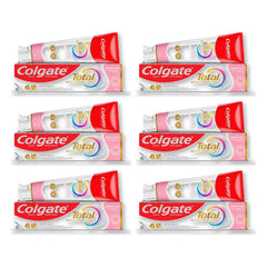 Colgate Total Active Prevention+ Sensitivity Toothpaste 150 g | 6 Packs — 6 separate retail units shown on white background
