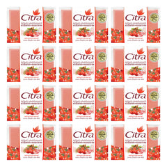 Citra Tomato & Collagen Scrub Soap 110 g | 12 Packs — 12 separate retail units shown on white background