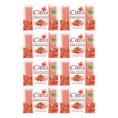 Citra Tomato & Collagen Scrub Soap 110 g | 8 Packs — 8 separate retail units shown on white background