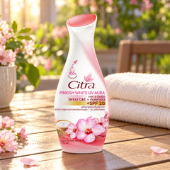 CITRA PINKISH WHITE UV AURA — illustrative setting, decorative props excluded