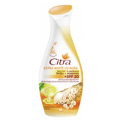 Citra Extra White UV Aura Lotion Pearl & Lemon 150 ml | 1 Pack — 1 separate retail unit shown on white background