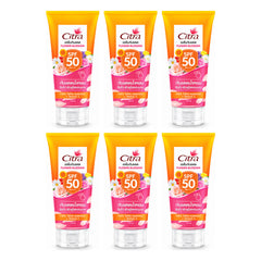 Citra Flower Blossom Body Sun Serum SPF50 PA++++ 170 ml | 6 Packs — 6 separate retail units shown on white background