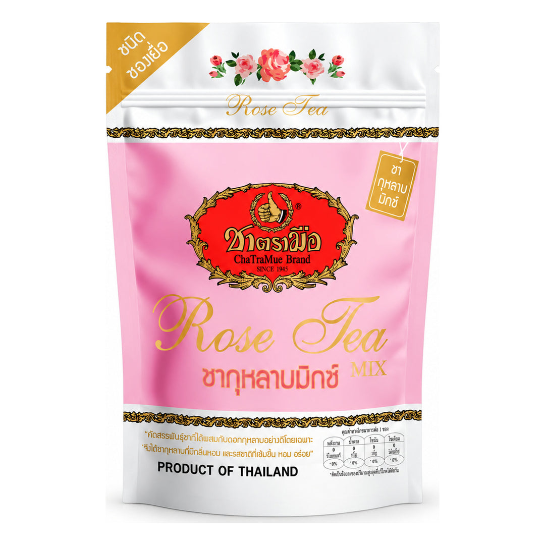 ChaTraMue Rose Tea Mix — Bag of 30 Tea Sachets | 1 Pack — 1 separate retail unit shown on white background