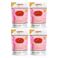 ChaTraMue Rose Tea Mix — Bag of 30 Tea Sachets | 4 Packs — 4 separate retail units shown on white background