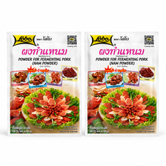 Lobo Nam Powder for Fermenting Pork 70g — Pack of 2 — exact sold quantity on white