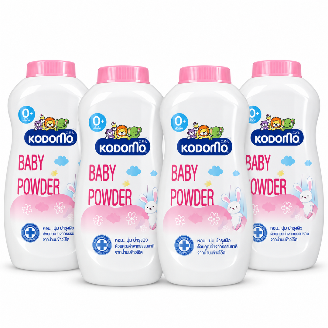 4 bottles of 350 g on a white background