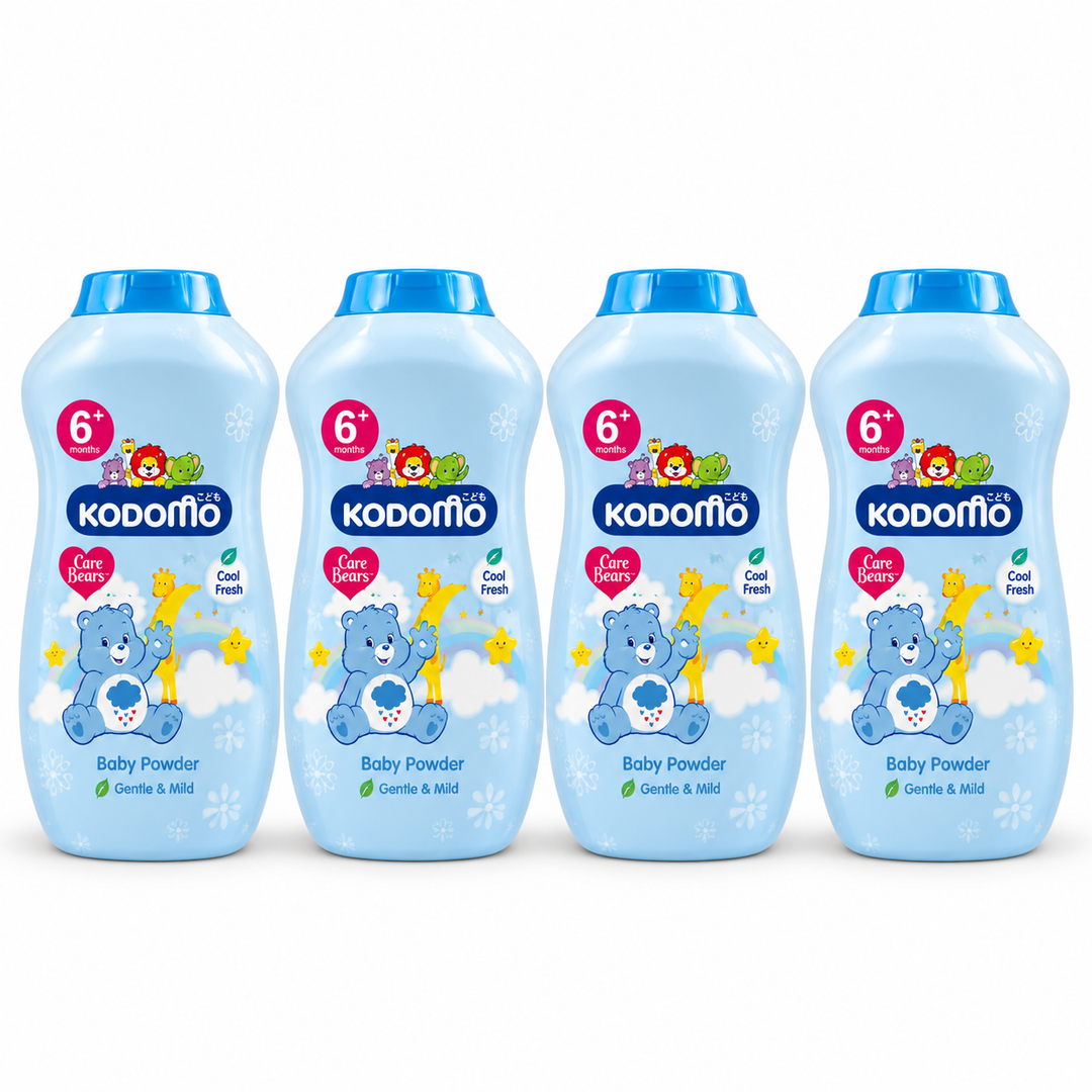 4 bottles of 350 g on a white background