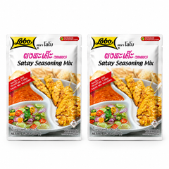 Lobo Satay Seasoning Mix 100g — Pack of 2 — exact sold quantity on white
