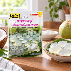 Lobo Coconut Juice Flavour Agar Dessert Mix 130g — home kitchen serving suggestion