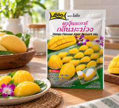 Lobo Mango Flavour Agar Dessert Mix 130g — home kitchen serving suggestion