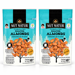 2 pouchs of 400 g on a white background