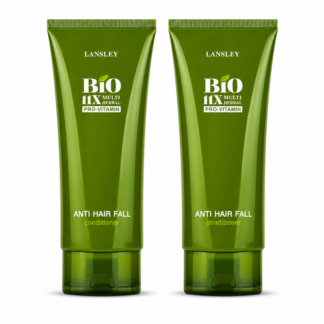 Lansley Bio Pro-Vitamin Anti Hair Fall Conditioner 200 ml — Pack of 2 — exact sold quantity on white