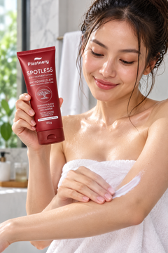 Plantnery Spotless Body Treatment Lotion 180 g | 1, 2 or 4 Pack application lifestyle