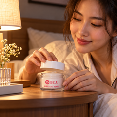 BE.U Sleeping Mask bedtime routine