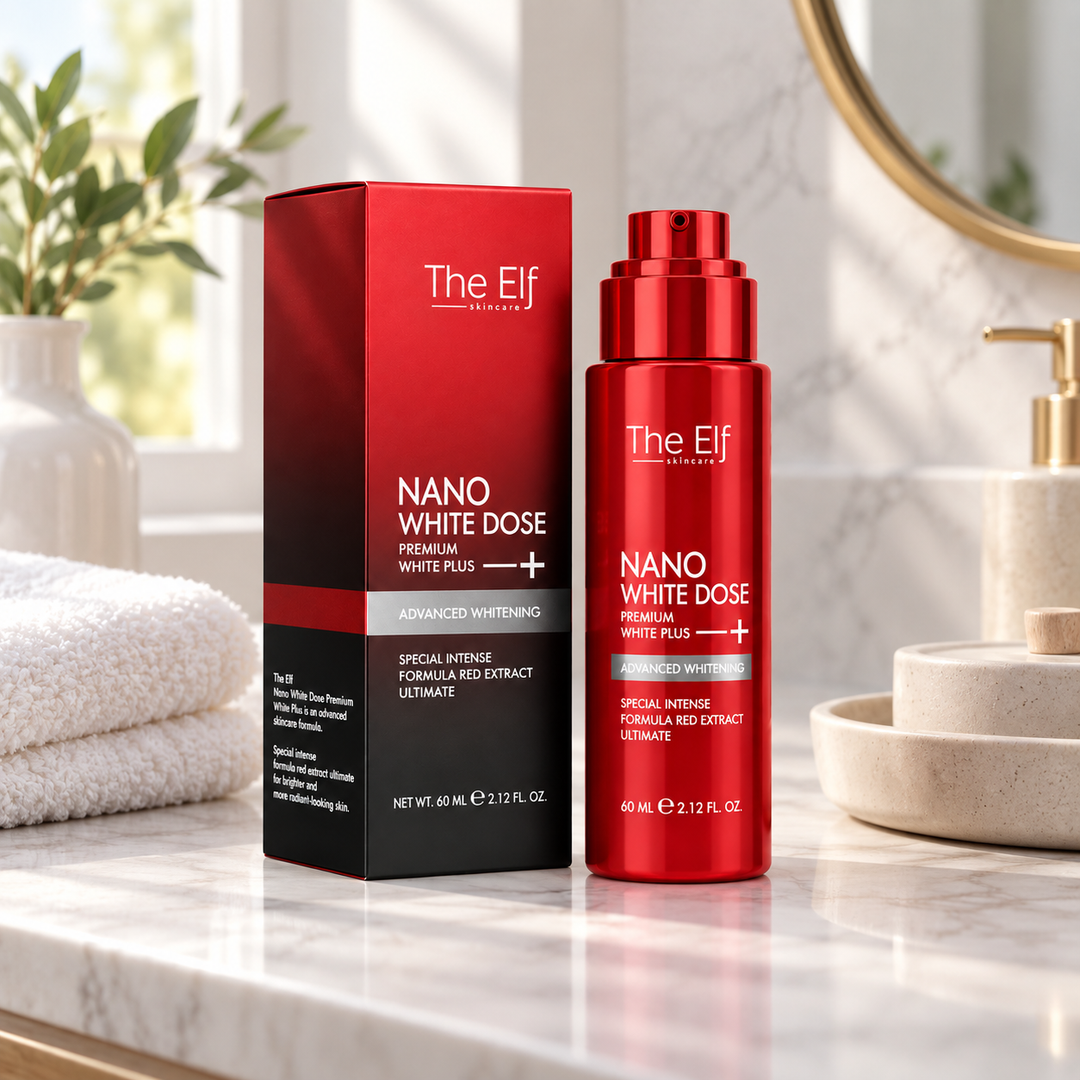 The Elf Nano White Dose 60 ml bathroom lifestyle image