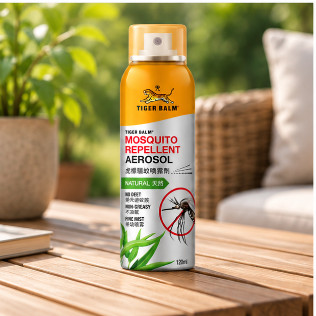 Tiger Balm Mosquito Repellent Aerosol 120ml – lifestyle