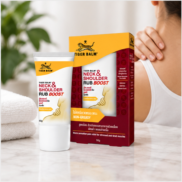 Tiger Balm Neck & Shoulder Rub Boost 50g – lifestyle