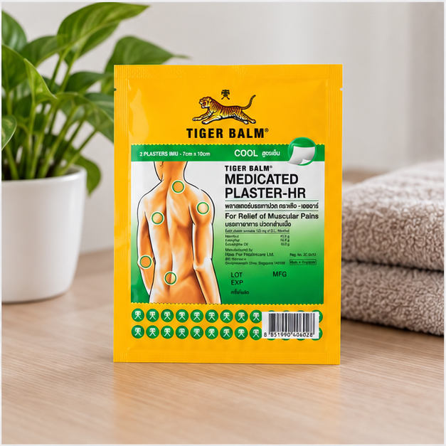 Tiger Balm Cool Plaster 7 × 10cm – lifestyle