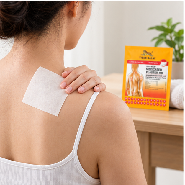 Tiger Balm Warm Plaster 10 × 14cm – lifestyle