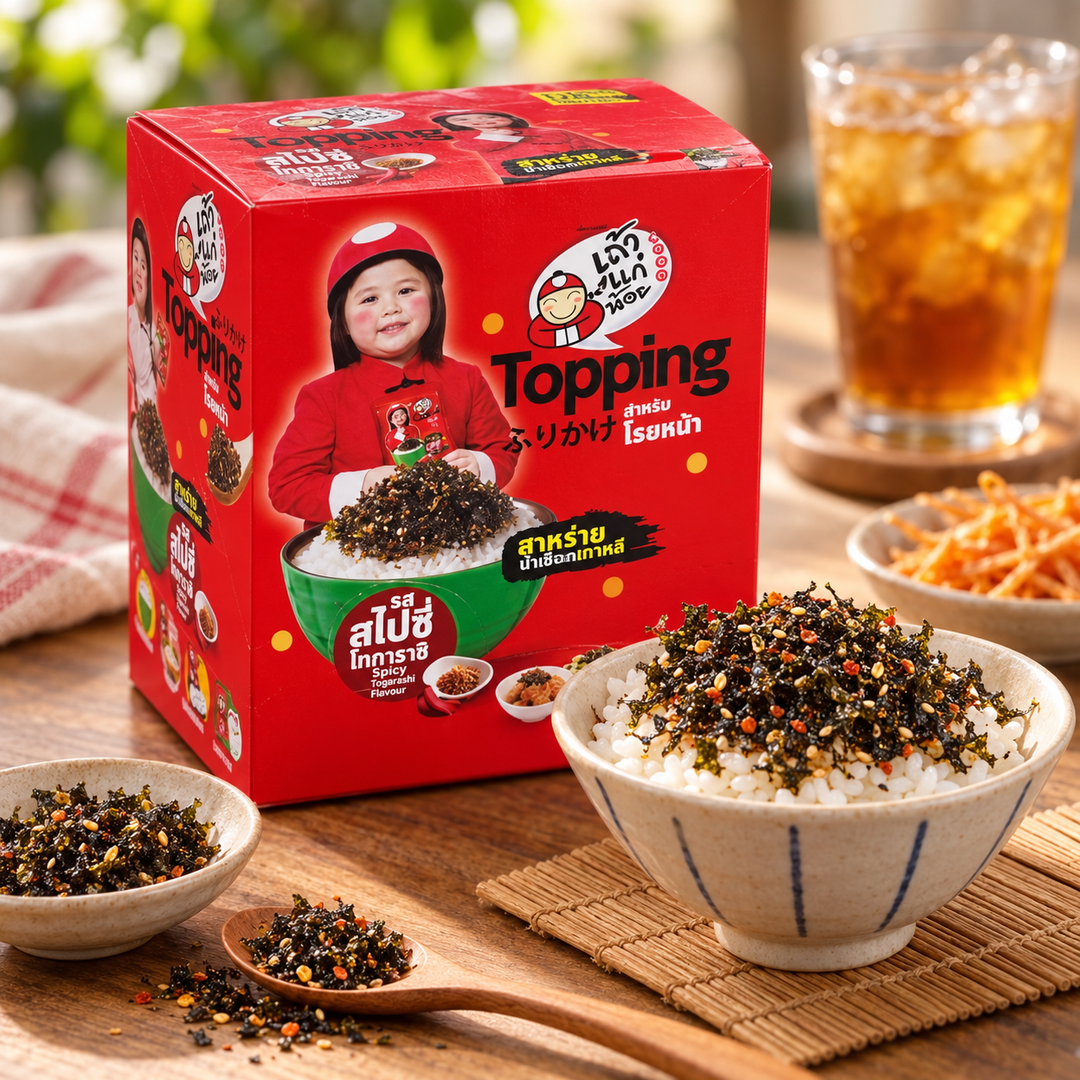 Tao Kae Noi Topping Spicy Togarashi — 12 × 8 g — cafe